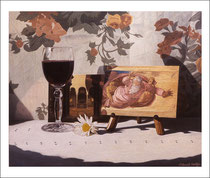 Wine Glass & Michaelangelo