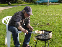 Grillmeister Otto im Einsatz