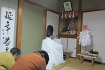 代宮家の祖霊祭