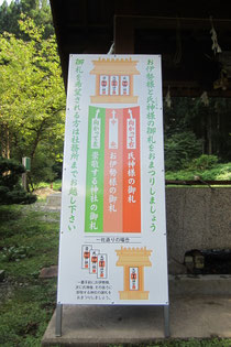 神宮大麻頒布促進用立て看板