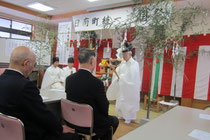 日南町統一建国祭 斎主挨拶