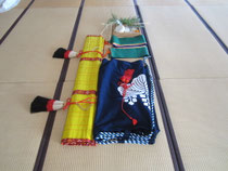多里神社の正月飾り撤収