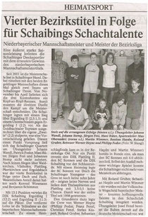 Saison 2003/04 mit ersten Erfolgen der Supertalente von der Wegscheider Grundschule