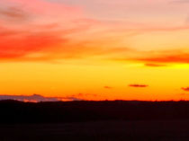 Ein wunderschöner abendlicher Sonnenuntergang erwartete uns.