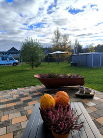 Zu Hause strahlt der Himmel und da lockt uns das Wetter eine Spritztour zu machen😀.