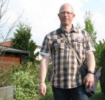 Bürgermeisterkandidat Dirk Rauschkolb macht Hausbesuche