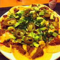 Steve&Meg自慢の完全菜食料理をお出しします。(写真は例で、実際には違うメニューです。)
