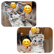 テーブルを移動してリース作成中