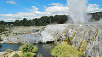 In Rotorua auf der Nordinsel