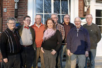 1. Vord. K.-H. Unger, Beisitzer Dr. H.-D. Sattler, Beisitzer E. Schoone, Kassiererin A. Unger, Beisitzer G. Gießenberg, 2. Vors. H. Jacques, Schriftführer H. Ressel und Beisitzer D. Wollmann.