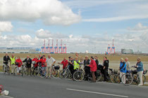 einige der teilnehmenden Radfahrer
