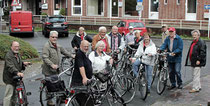 Die Radler der Fahrradtour