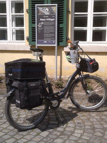 mein Rad vor dem Institut für Kirche und Gesellschaft der Ev. Kirche in Westfalen in Schwerte