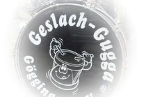 Geslach-Pauke mit Logo