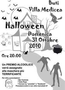 Volantino Halloween Buti 2010