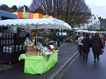 La Pesée sur les marchés: Photo du stand à Quimper