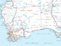 Karte Resebericht Perth - Darwin