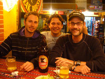 Mit Clément und Juan aus Puebla (Méx.)