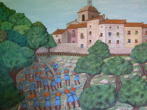 Reproduction de la toile de Tony Monty