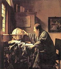 ヨハネス・フェルメール 《天文学者》1668年 ルーブル美術館 蔵