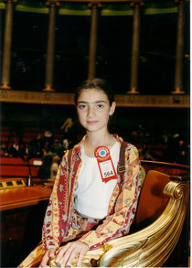 Ma fille Julie, Député junior, 1997.