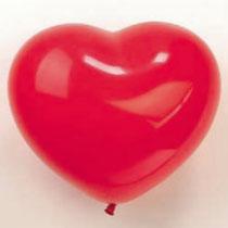 Ballon coeur rouge