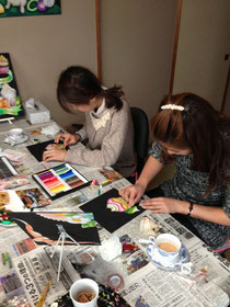 チョークアート体験会