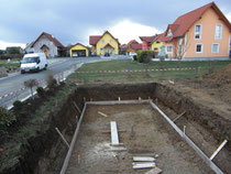 Vorbereitung zur Schalung