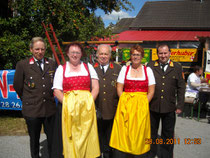 Im Bild: HBM Manfred Gerstl, Marianne Gerstl, EOBI Johann Dörr, Lieselotte Mistelbauer, BR Engelbert Mistelbauer, leider nicht am Bild LM Karl Allinger