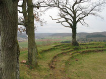 Blick von der Burgruine Stauf