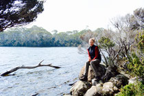 Lunching at the Shadowlake - Cradle Mountain Lake St. Claire Nationalpark