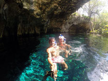 Fun mit der GoPro in der Gran Cenote