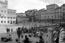 Reichlich was los auf der Piazza