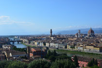 Toller Ausblick von der Piazzale Michelangelo