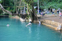 "Blue Lagoon" in Vang Vieng