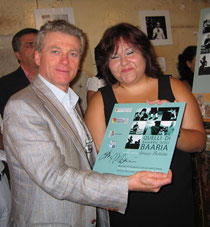 In Foto Elisa Martorana e il Sindaco Vincenzo Lo Meo