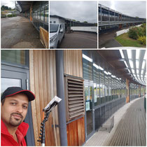 Commercial window cleaning with tailored solutions we can include signage and cladding.