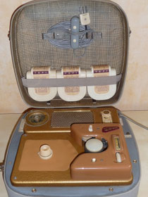 Tefifon Koffergerät mit MW-Radio Bj. 1956