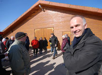 Michael Lemke während der Besichtigung in Neu Wulmstorf, Foto: Angela Heinssen