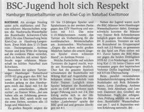 BSC-Jugend holt sich Respekt. Buxtehuder Tageblatt vom 14.08.2013