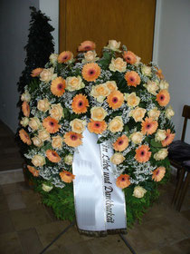 Trauerkranz für Beerdigung