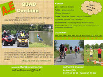 quad, vélo, vtt, tyrolienne géante, arc