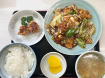 <ホイコーロー定食>