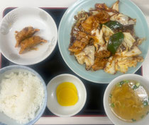 <ホイコーロー定食>