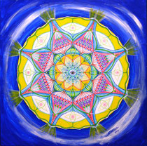 Persönliches Mandala 'das Licht im Herzen'