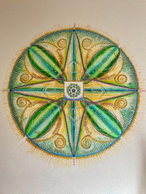 Persönliches Mandala Herzensgüte