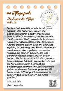 #6 Pflegequote - Die Essenz der Pflege, Teil 2/2