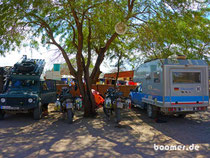 deutsche Siedlung auf dem Campingplatz