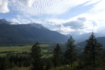 Lookout over the valley with MtCurie on the left