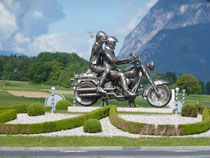 Biker Denkmal am Faaker See